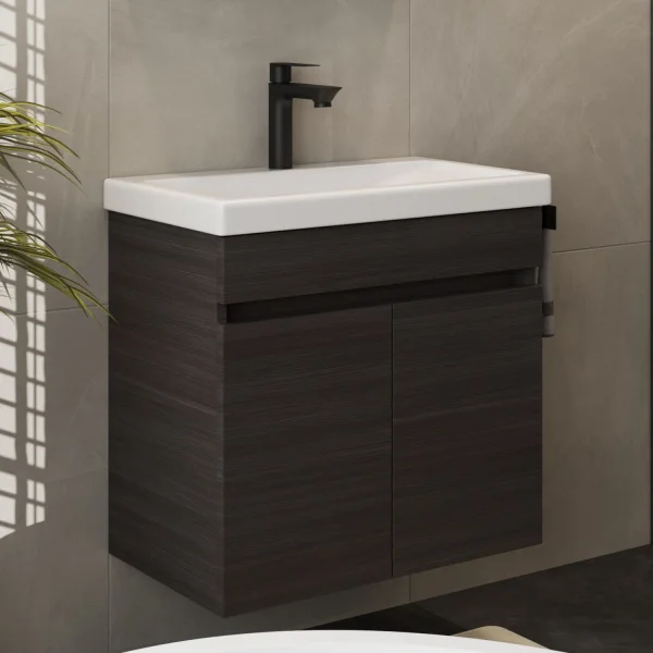 Lavabo da 60 cm con doppia porta - vari colori