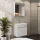 Lavabo da 60 cm con doppia porta - vari colori