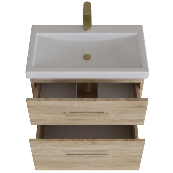 Waschtischunterschrank 63cm mit Schubladen