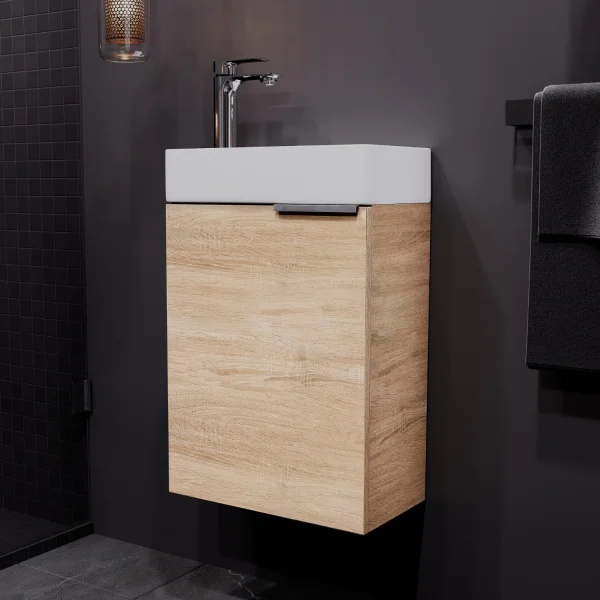 Sink base cabinet 40cm Sonoma oak
