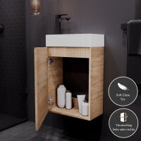 Waschbeckenunterschrank 40cm Sonoma Eiche