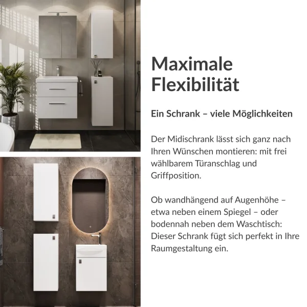 Midischrank 32cm (Weiß)