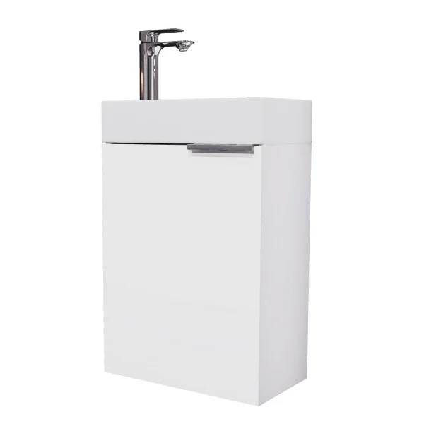 Mueble bajo para lavabo de 40 cm, blanco