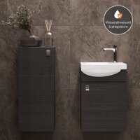 Waschtischunterschrank 40 cm mit Midischrank 32 cm Anthrazit
