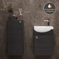 Mueble bajo para lavabo de 40 cm con armario medio de 32...