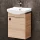 Sink base cabinet 45 cm (Sonoma oak) with chrome faucet