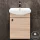 Sink base cabinet 45 cm (Sonoma oak) with chrome faucet
