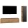 TV Wall Unit Set: 140 cm TV Stand with Side Cabinet (2-piece set)