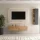 140 cm TV Cabinet Set with Sideboard in Gold Oak