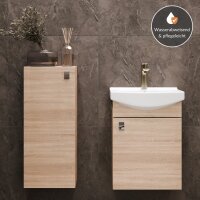 Waschtischunterschrank 45 cm mit Midischrank 32 cm...
