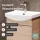Mobile sottolavabo da 45 cm con 2 armadietti medi da 32 cm (rovere Sonoma)