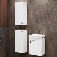 Waschtischunterschrank 45 cm mit 2x Midischrank 32 cm...