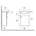 Vanity unit 40 cm with mirror cabinet and midi cabinet 32 cm