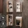 Meuble sous-vasque de 40 cm avec armoire de toilette et 2 armoires « midi » de 32 cm, en chêne Sonoma