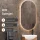 Bathroom Furniture Set: 40 cm Vanity with Lighted Mirror and 2 Mid-Sized Cabinets, Gold Oak