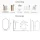 Bathroom Furniture Set: 40 cm Vanity with Lighted Mirror and 2 Mid-Sized Cabinets, Sonoma Oak