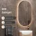 Bathroom Furniture Set: 40 cm Vanity with Lighted Mirror and 2 Mid-Sized Cabinets, Sonoma Oak