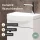 Bathroom Furniture Set: 40 cm Vanity with Lighted Mirror and 1 Mid-Sized Cabinet, White