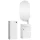 Bathroom Furniture Set: 40 cm Vanity with Lighted Mirror and 1 Mid-Sized Cabinet, White