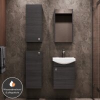 Waschtischunterschrank 45 cm mit Spiegelschrank und 2x...