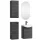 Set di mobili da bagno da 45 cm con specchio e armadietti