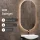 Ensemble de meubles de salle de bains comprenant un meuble-lavabo de 45 cm, un miroir de salle de bains avec éclairage et une petite armoire, anthracite