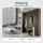 Shoe Cabinet STIVIO 2 Flaps Whitegrey/Golden Oak 60 cm