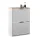 Shoe Cabinet STIVIO 2 Flaps Whitegrey/Golden Oak 60 cm