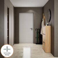 Schuhrank STIVIO 3 Klappen Gold Eiche