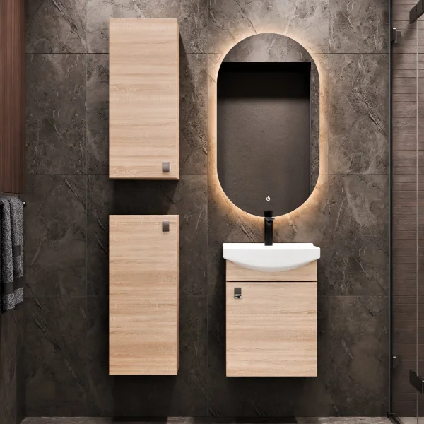 Configurador de muebles para el aseo de invitados - 45 cm de ancho