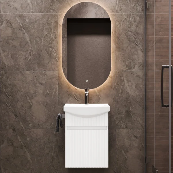Configurador de muebles para el aseo de invitados - 45 cm de ancho