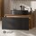 ARISA Washbasin Cabinet 80 cm Gold Oak / Black (fluted structure)