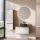 ARISA Tall Cabinet 120 cm Gold Oak / White
