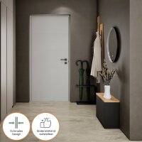 Schuhrank STIVIO 1 Klappe Schwarz 60 cm, LED Spiegel rund...