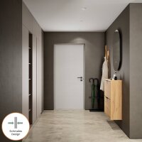 Schuhschrank STIVIO 2 Klappen Gold Eiche 60 cm, LED...