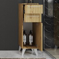 Midischrank Merkur mit 2 Schubladen Artizan Eiche