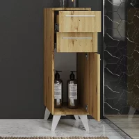 Midischrank Merkur mit 2 Schubladen Artizan Eiche