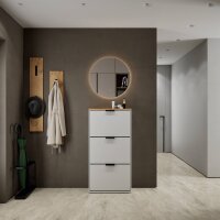 Shoe Cabinet STIVIO with 1 Flap in Golden Oak – 60...