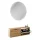 Scapolo STIVIO 2x 1 anta, rovere dorato, 60 cm, specchio rotondo a LED senza cornice, 100 cm (2 livelli di illuminazione)