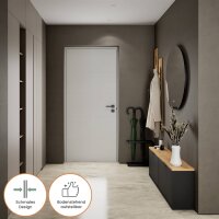 Schuhschrank STIVIO 2x 1 Klappe Schwarz  60 cm, LED...