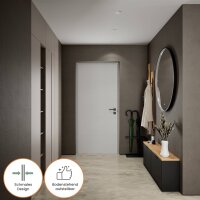 Schuhschrank STIVIO 2x 1 Klappe Schwarz 60 cm, LED...