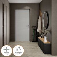 Schuhschrank STIVIO 2x 1 Klappe Schwarz 60 cm, LED...