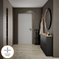 Schuhschrank STIVIO 2x 2 Klappe Schwarz 60 cm, LED...