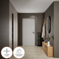 Schuhrank STIVIO 2x 1 Klappe Gold Eiche 60 cm, LED...