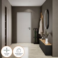 Schuhschrank STIVIO 2x 1 Klappe Schwarz 60 cm, LED...