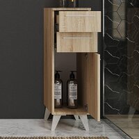 Midischrank Merkur mit 2 Schubladen Sonoma Eiche