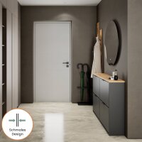 Shoe Cabinet STIVIO with 1 Flap in Golden Oak – 60...