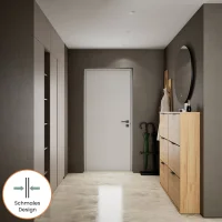 Zapatero STIVIO con 2 puertas de 3 hojas, roble dorado