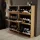 Schuhschrank STIVIO 2x 3 Klappe Gold Eiche