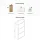 Schuhschrank STIVIO 2x 3 Klappe Gold Eiche